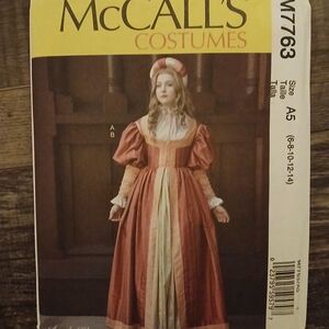 McCall's Costume Sewing Pattern Size 6-14 Uncut